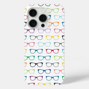 Coque iPhone 15 Pro Motif de lunettes haute couleur irrégulier