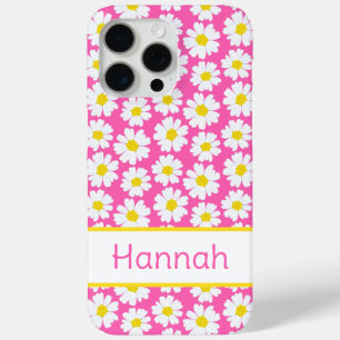 Coque iPhone 15 Pro Max Motif de marguerite tendance