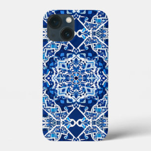 Case-Mate iPhone Case Motif de mosaïque en Indigo et Cobalt Blue