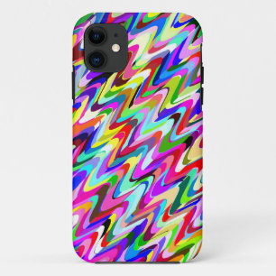 Coque iPhone 11 Motif de mosaïque multicolore abstrait #5