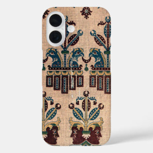 Coque Pour iPhone 16 Motif de nature de batik décoratif vintage