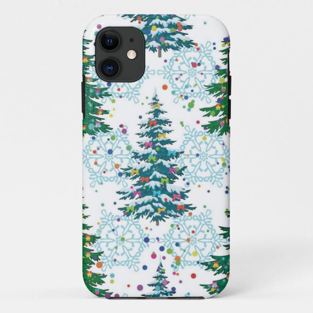 Coques Case-Mate iPhone Motif de Noël (Dos)