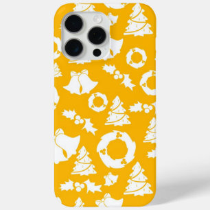Coque iPhone 15 Pro Max Motif de Noël jaune