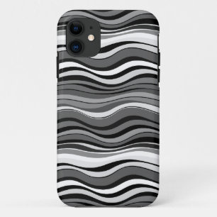 Case-Mate iPhone Case Motif de ondulations monochromes
