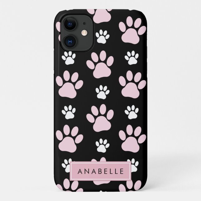 Coques Case-Mate iPhone Motif De Pailles, Pailles Roses, Pailles De Chien, (Dos)