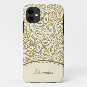Etui iPhone Case-Mate Motif de Paisley d'or