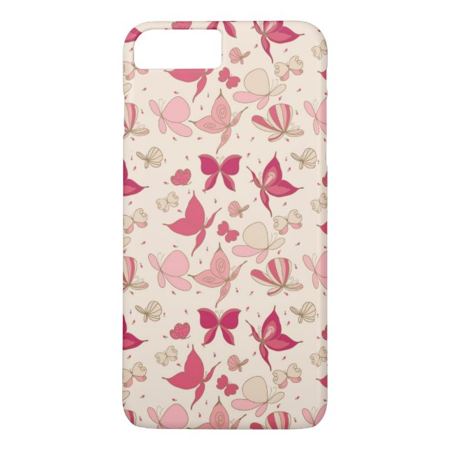Coques Case-Mate iPhone motif de papillon 2 (Dos)