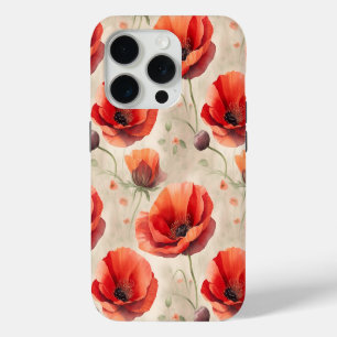 Coque iPhone 15 Pro Motif de pastel aux fleurs de crapaud