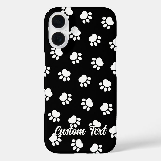 Coques Case-Mate iPhone Motif de pattes pour animaux de compagnie (Verso)