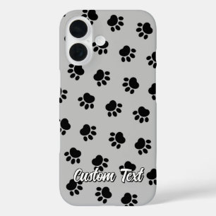 Coque Pour iPhone 16 Motif de pattes pour animaux de compagnie Coque-co