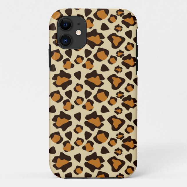 Coques Case-Mate iPhone Motif de peau de guépard (Dos)