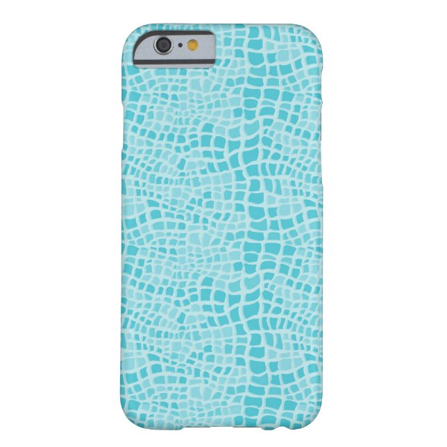 Coques Case-Mate iPhone Motif de peau de serpent d'Aqua (Dos)