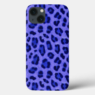 Case-Mate iPhone Case Motif de peau Poster de animal Lavender Blue Leopa