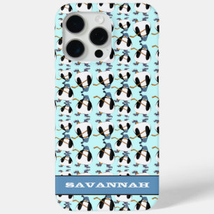 Coque iPhone 15 Pro Max Motif de pingouin de hockey mignon Choisir la coul