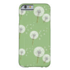 Motif de pissenlit sur l'arrière - plan vert