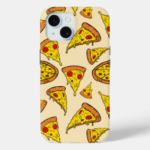 Coque Pour iPhone 15 Motif de pizza au fromage fondu