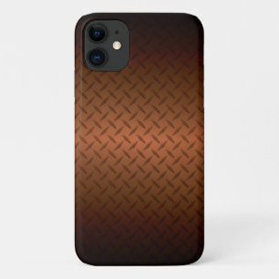 Case-Mate iPhone Case Motif de plaque diamantée, dégradé du noir au cuiv