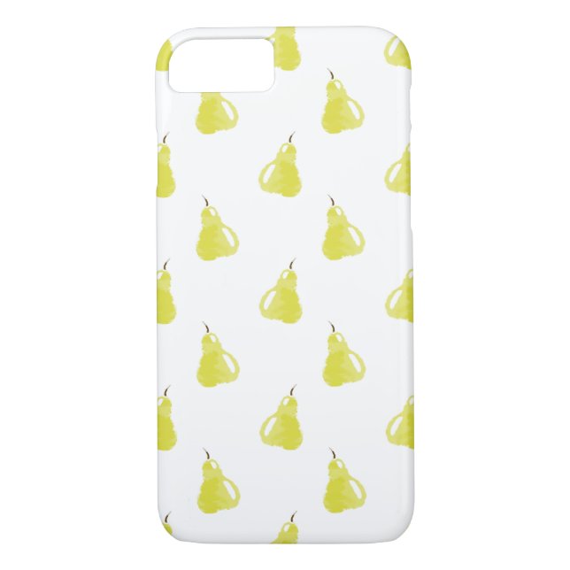 Coques Case-Mate iPhone Motif de poire aquarelle (Dos)