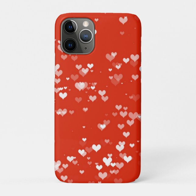 Coques Case-Mate iPhone Motif de Red Heart (Dos)