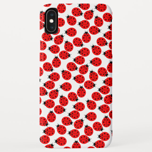 Coques Case-Mate iPhone Motif de Red Ladybugs (Dos)