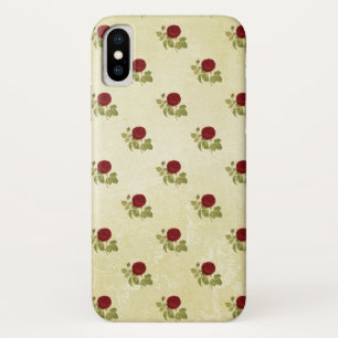 Etui iPhone Case-Mate Motif de rose rouge antique sur Parchment