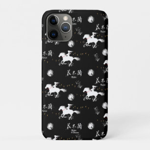 Case-Mate iPhone Case Motif de silhouette du vent noir de Mulan Riding