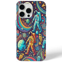 Motif de Spacewalk de l'astronaute coloré