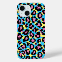 Motif de Spots Neon Leopard