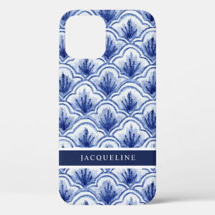 Case-Mate iPhone Case Motif de St Jacques Chinoiserie Marine Bleu Blanc 