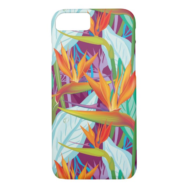 Coques Case-Mate iPhone Motif de Strelitzia (Dos)