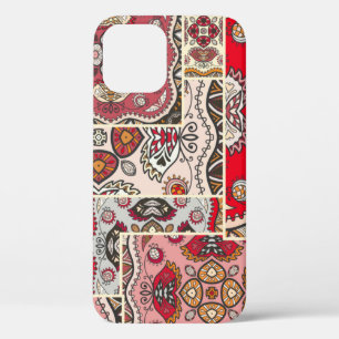 Case-Mate iPhone Case motif de surface composée patchwork vintage. Décor