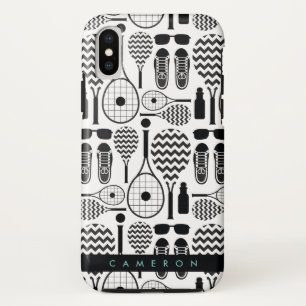 Case-Mate iPhone Case Motif de tennis moderne équipement et accessoires 