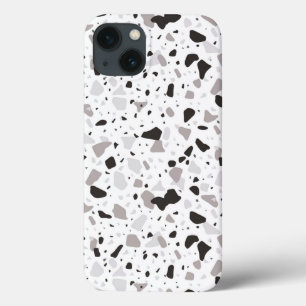 Case-Mate iPhone Case Motif de Terrazzo monochromatique