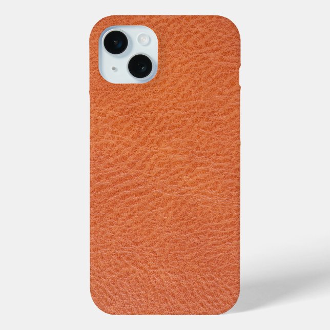 Coques Case-Mate iPhone motif de texture cuir (Verso)