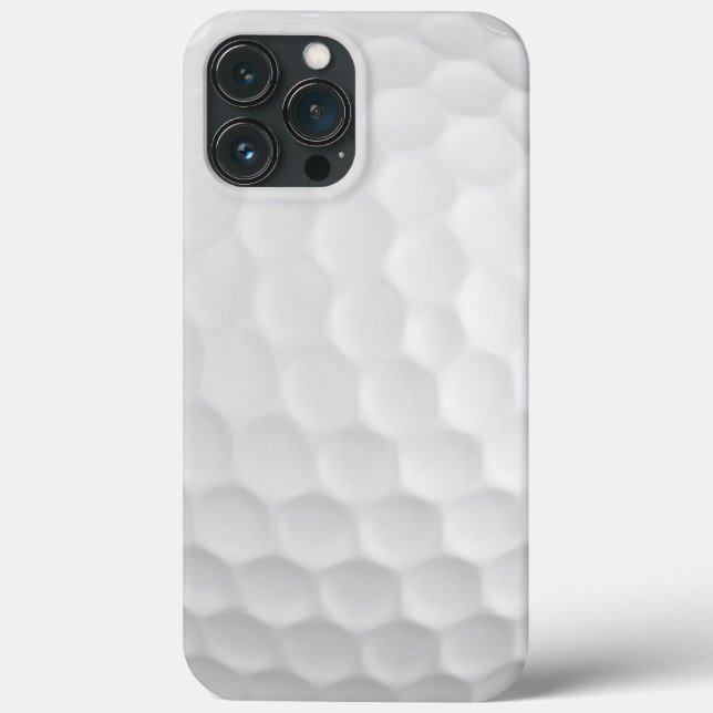 Coques Case-Mate iPhone Motif de texture de boule de golf à l'air réaliste (Verso)