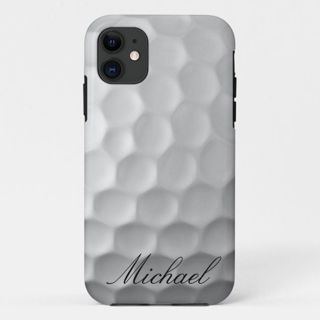 Coques Case-Mate iPhone Motif de texture de boule de golf personnalisé (Dos)