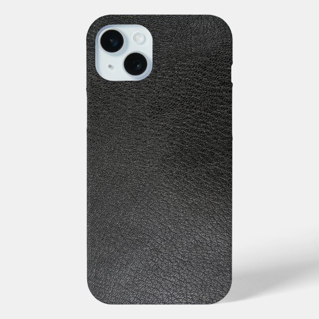 Coques Case-Mate iPhone motif de texture de cuir (Verso)