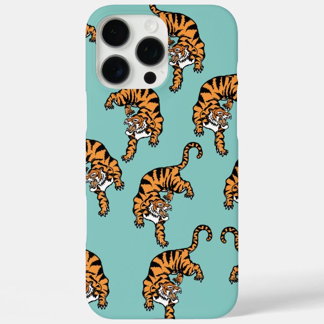 Coques Case-Mate iPhone Motif de tigre d'Asie (Verso)