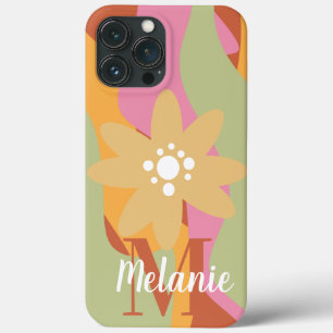 Case-Mate iPhone Case Motif de vague de fleurs Groovy Nom  
