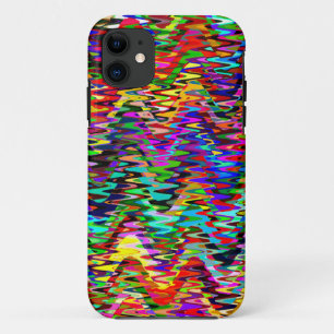 Coques Pour iPhone Motif de vague de mosaïque colorée