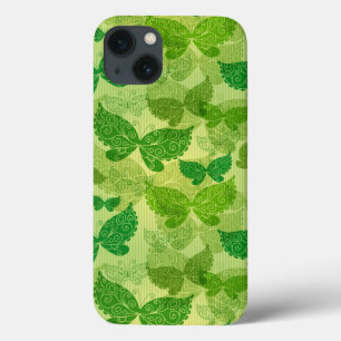 iPhone 13 Case Motif de vert de ressort