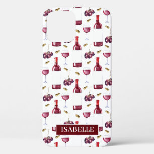 Case-Mate iPhone Case Motif de vin rouge