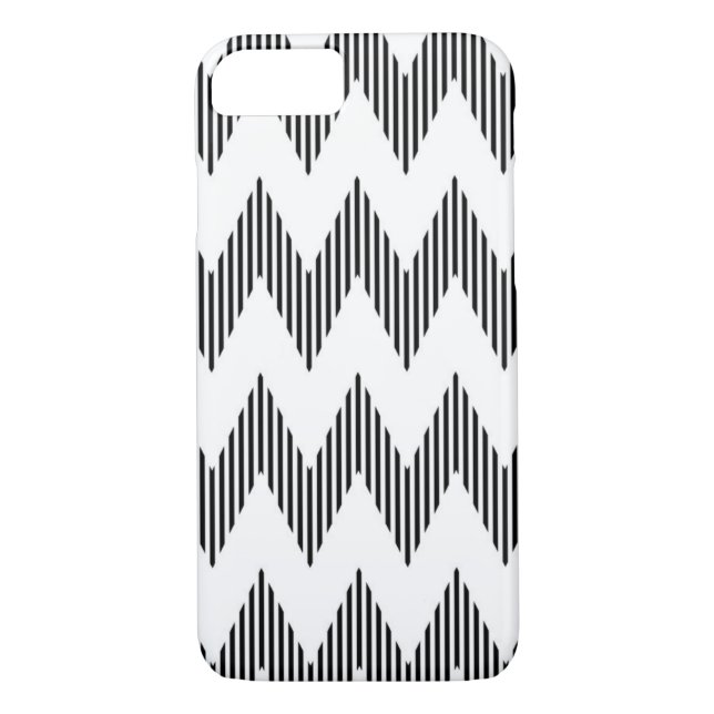 Coques Case-Mate iPhone Motif de zigzag géométrique (Dos)