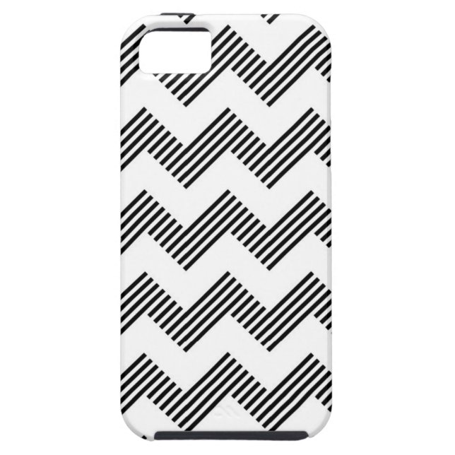 Coques Case-Mate iPhone Motif de zigzag géométrique (Dos)