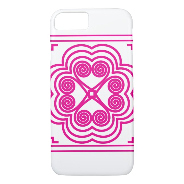 Coques Case-Mate iPhone Motif d'empreinte de pas d'éléphant dans le rose (Dos)