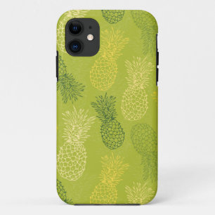 Case-Mate iPhone Case Motif d'ensemble d'ananas sur le vert