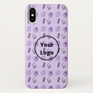 Case-Mate iPhone Case Motif d'entreprise de journaux violets