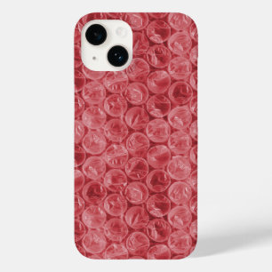 Coque Pour iPhone 14 Motif d'enveloppement de bulle rouge