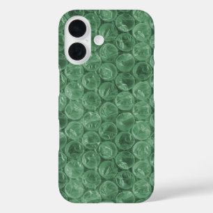 Coque Pour iPhone 16 Motif d'enveloppement de bulle verte
