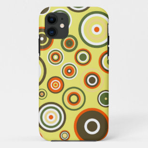Case-Mate iPhone Case Motif des cercles Abstraits  Vintage coloré